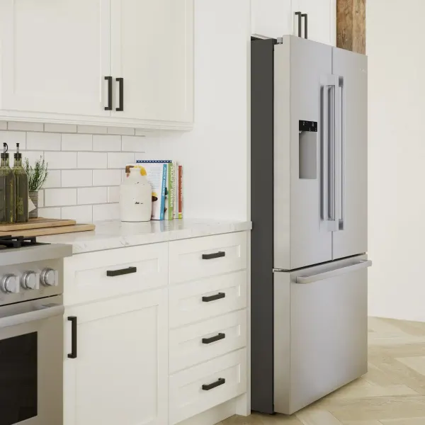 Bosch 500 Series B36FD52SNS refrigerator side view 