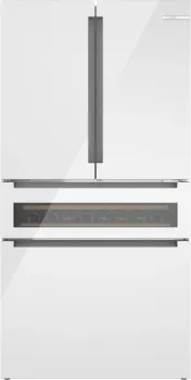 Front view of the Bosch 800 Series B36CL81ENW refrigerator