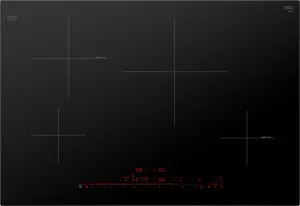 Overhead view of the Bosch 800 Series NIT8060UC 30” induction cooktop