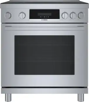 Front view of the HIS8055U Bosch induction range 