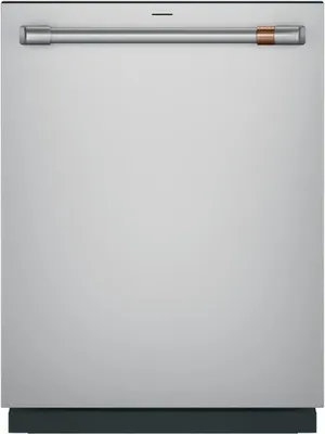 Front view of the Cafe CDT828P2VS1 dishwasher