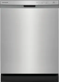Front view of the Frigidaire FDPC4314AS dishwasher 