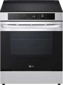 Front view of the LG LSIL6332FE induction range