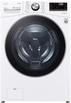Front view of the LG WM4200HWA front load washer 
