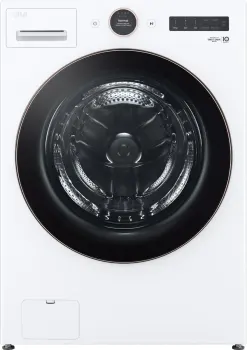 Front view of the LG WM6500HWA front load washer