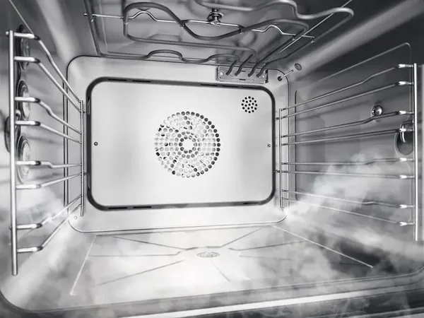 An inside look at a Miele steam oven
