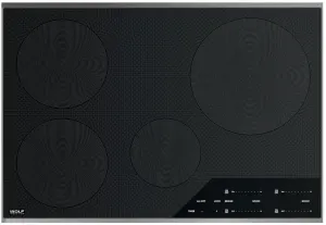 Overhead view of the Wolf CI304TF_S 30” induction cooktop