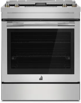 Front view of the JennAir JES1750ML range 