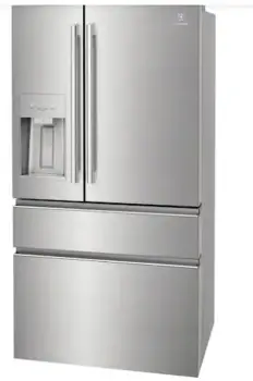Front view of the Electrolux ERMC2295AS French door refrigerator 