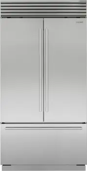 Front view of the Sub-Zero Classic Series French door refrigerator