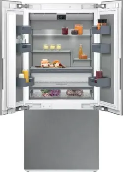 Credit: Gaggenau The Gaggenau 400 Series RY492705 refrigerator featured with its doors open
