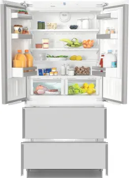 Credit: Miele Front view of the Miele KFNF9959iDE refrigerator