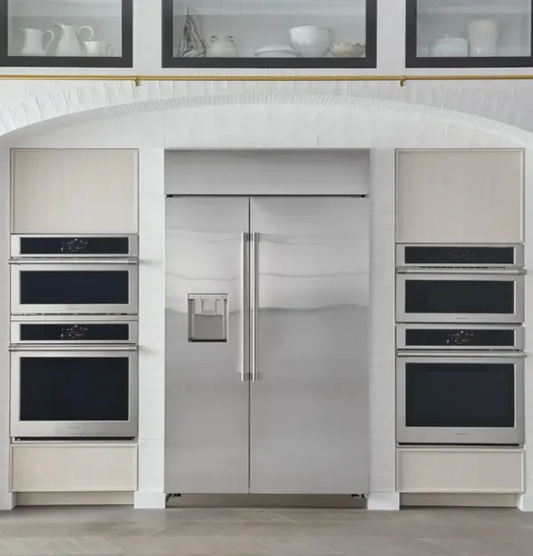 Credit: Monogram The Monogram ZISS480DNSS refrigerator in a luxury kitchen