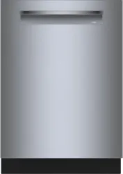 Front view of the Bosch 800 Series SHP78CP5N dishwasher 