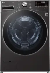 Front view of the LG WM4200HBA front load washer 