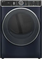 Front view of the GE Profile PFD87ESPVRS dryer 