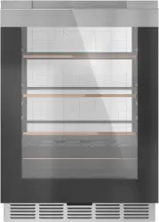 Front view of the Cafe CCR06BM2PS5 beverage center