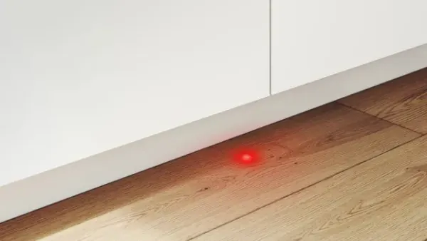 The Bosch InfoLight cast on a floor 