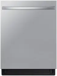 Front view of the Samsung DW80CG5451SR dishwasher 