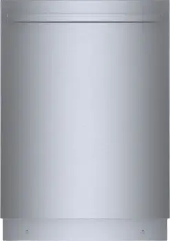Front view of the Bosch 800 Series SHX78B75UC dishwasher 