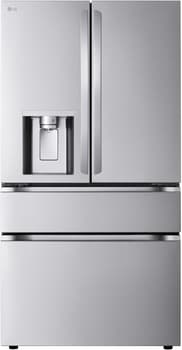 Front view of the LG LF25G8330S counter depth refrigerator