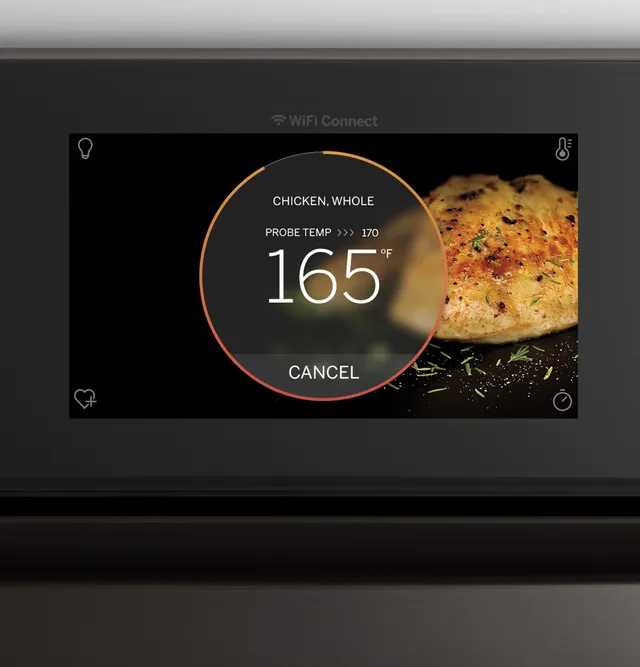 Credit: GE Profile An up-close look at the digital controls on the GE Profile PTS9000SNSS wall oven