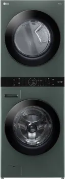 Front view of the LG WKEX200HGA WashTower