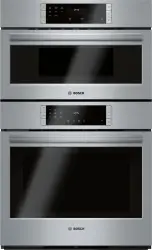 Credit: Bosch Front view of the Bosch 800 Series HBL87M53UC microwave oven combo