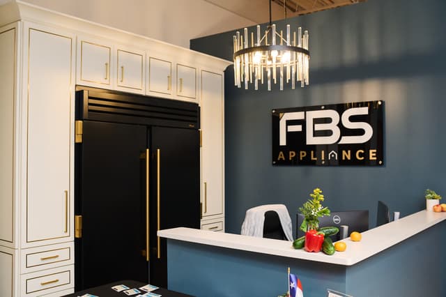 Front view of the FBS store desk
