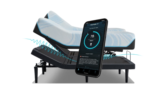 Tempurpedic-Ergo-ProSmart-Base-Benefits_2.jpg Concept image of controlling the Ergo ProSmart Base with a smartphone