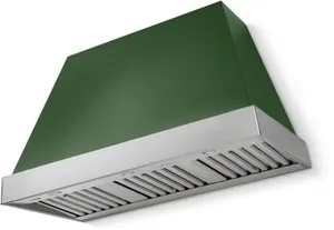 Front view of the AGA Euclid AH4830EUC-MG-BN range hood