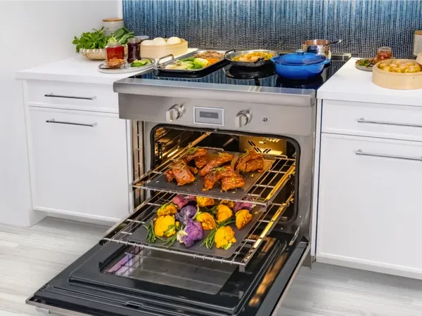 Credit: Thermador A Thermador range featuring various foods