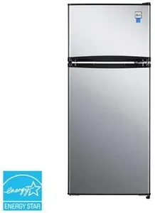 Front view of the Avanti RA45B3S compact refrigerator