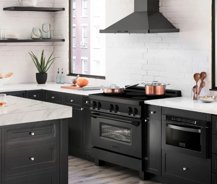 Appliance Black Modern Black Modern Appliance Kitchen
