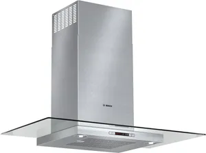 Front view of the Bosch Benchmark HCG56651UC range hood
