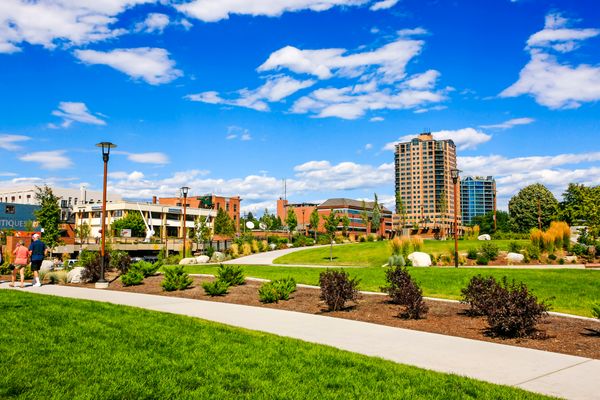 A business center in Coeur d’Alene Idaho 