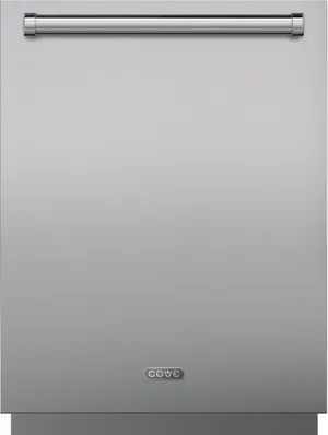 Front view of the Cove DW2450WS dishwasher