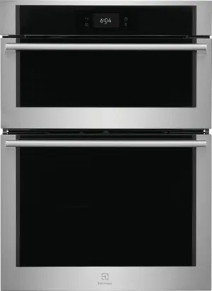 Front view of the Electrolux ECWM3012AS microwave oven combo 