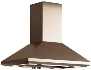 Credit: Elica Front view of the Elica Pro Series Leone ELI136S2 island range hood