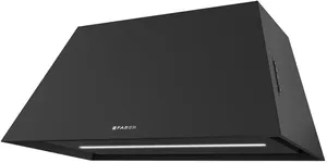 Front view of the Faber Chole CHLO36BK600 wall mounted range hood