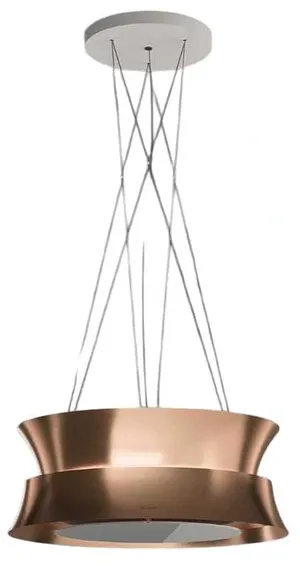 Credit: Falmec Front view of the Falmec Dama FCDAM24I4RC pendant range hood