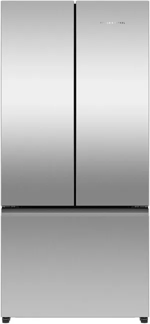 Front view of the Fisher & Paykel RF178ANX1 French door refrigerator