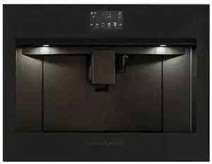 Front view of the Fisher & Paykel Series 9 EB24MSB1 coffee maker