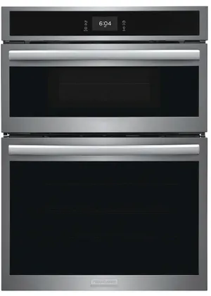 Front view of the Frigidaire Gallery GCWM3070AF microwave oven combo