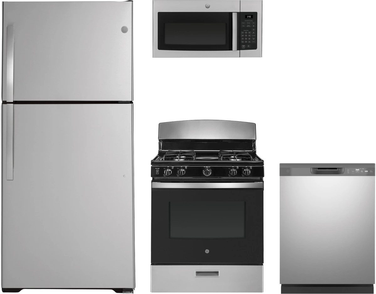 GE 4 Piece Compact Kitchen Package GE 4 Piece Compact Kitchen Package