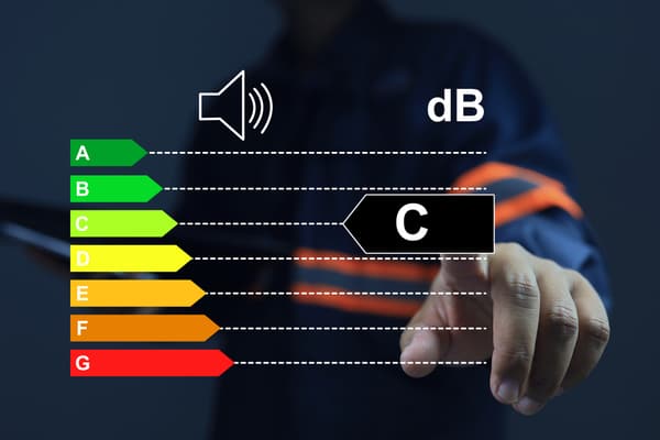 iStock Credit: Aree Sarak A graphic of a decibel rating scale