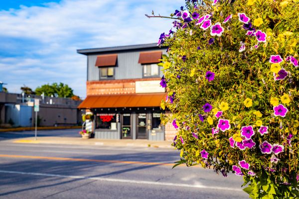 A shot of Kalispell Montana in spring 