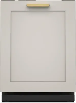 Credit: KitchenAid Front view of the KitchenAid KDTF324PPA panel ready dishwasher