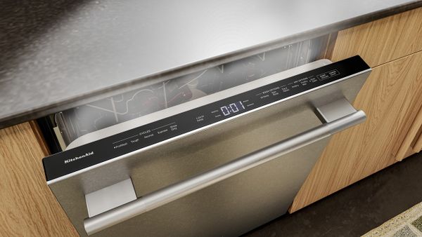 Credit: KitchenAid Overhead view of the KitchenAid KDTS624SPS dishwasher