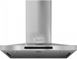 Credit: KitchenAid Front view of the KitchenAid KVIB606DSS island range hood